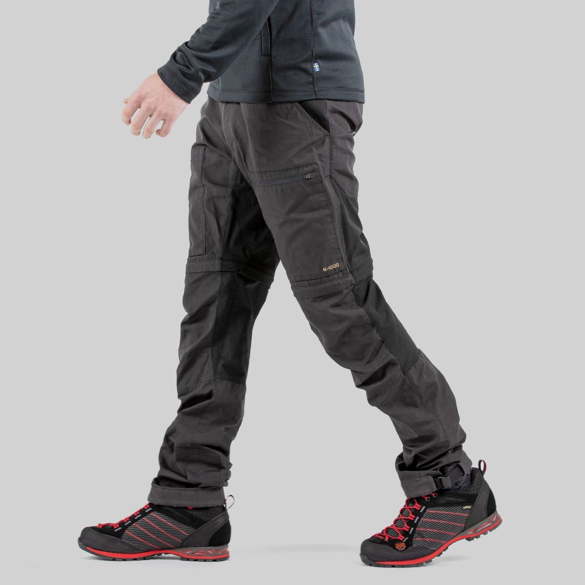 FJÄLLRÄVEN Abisko Lite Trekking Zip-off M Long Sand- Tarmac