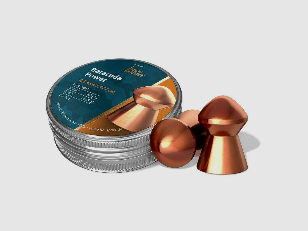 H&N Sport half-point - Baracuda Power 4.5mm (Bullet); 4.5 mm LEP; .177