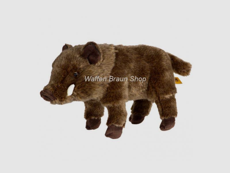 Plüschtier Wildschwein Länge: 30 cm Füllung aus 100% Polyester