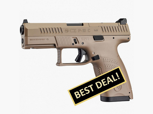Pistolet CZ P-10 C OR FDE Ceracote 9 mm