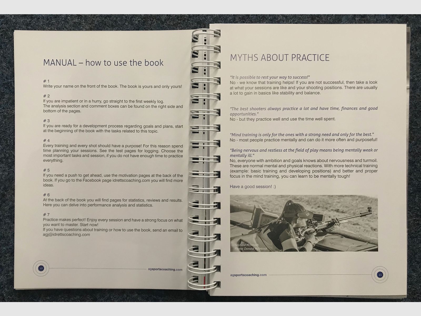 Training Log for shooters