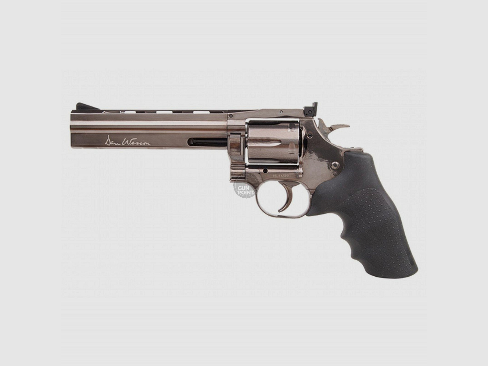 Luftpistole - Dan Wesson 715 6" Co2-System NBB Stahlgrau - Kal. 4,5 mm