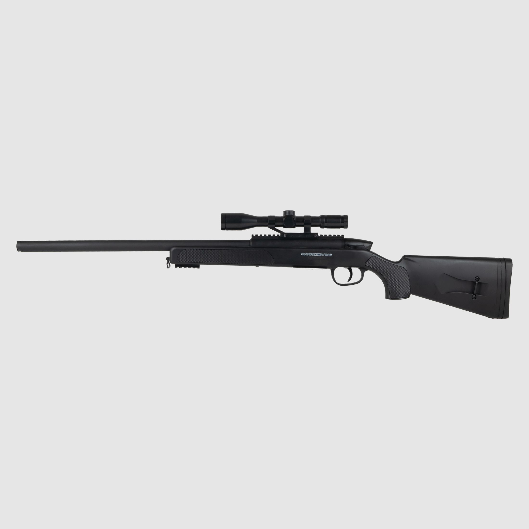 Swiss Arms Black Eagle M6 Sniper Schwarz 6mm - Airsoft Federdruck