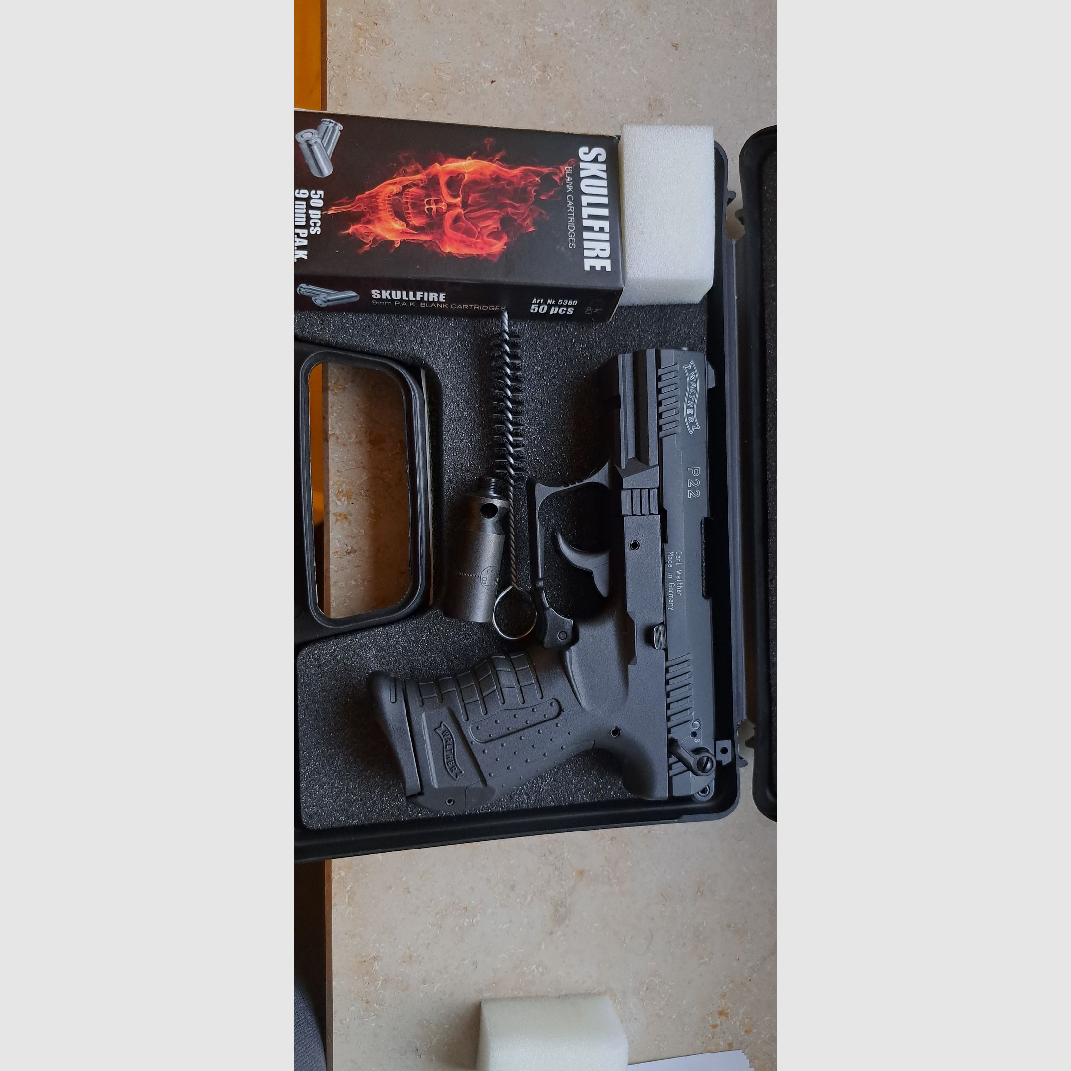 Walther P22 9mm P.A.K. Neu.