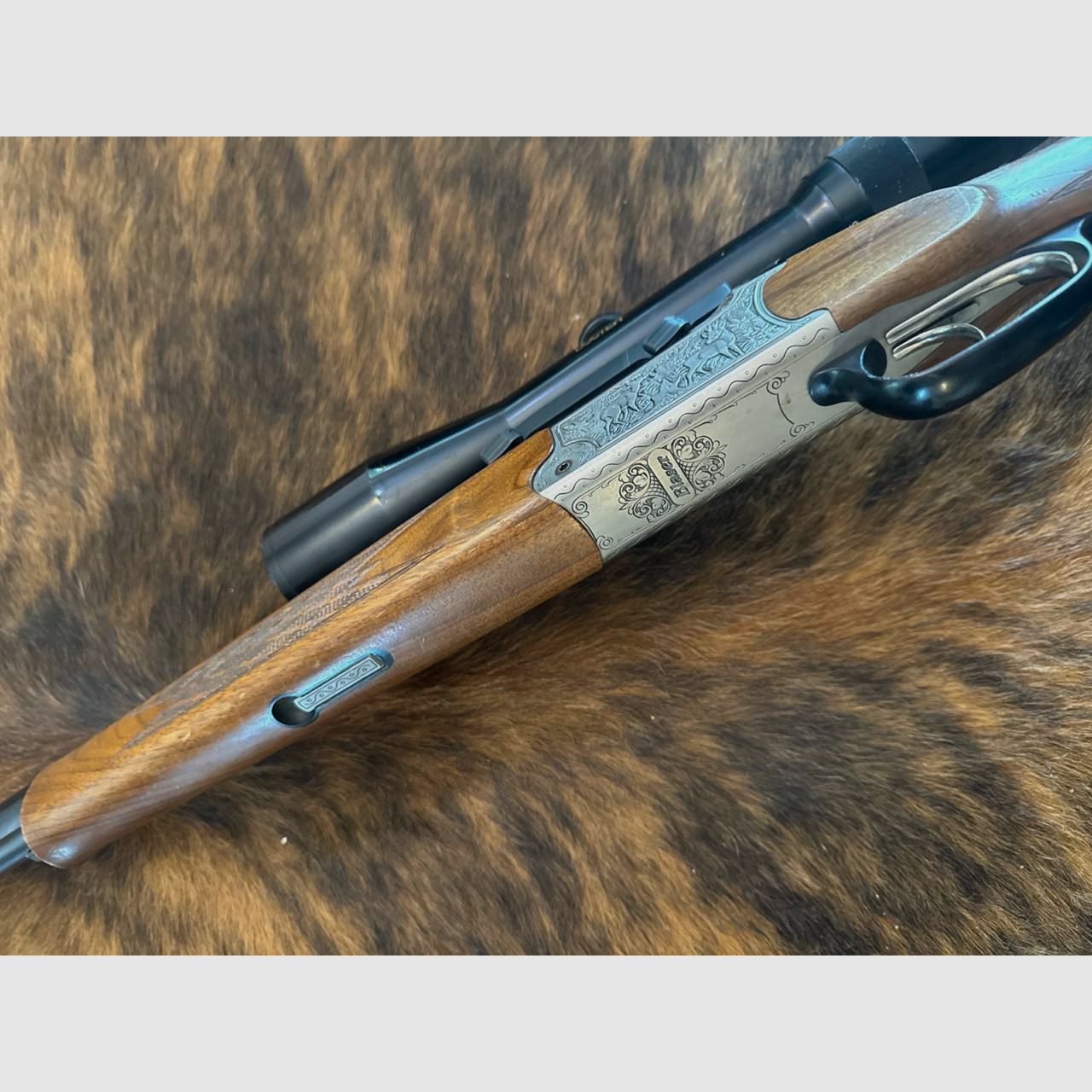 Blaser double rifle BBF 95, 5.6x50R Magnum + 16/70 with Docter 2.5-10x48 M scope, image 4 of 9