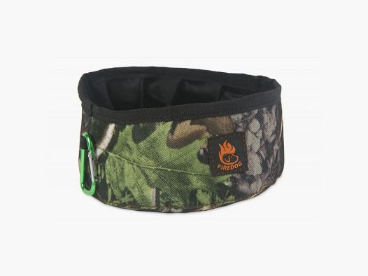 Firedog Travel Bowl for Dogs Click and Go Travel Bowl 1L Woodland Camo
