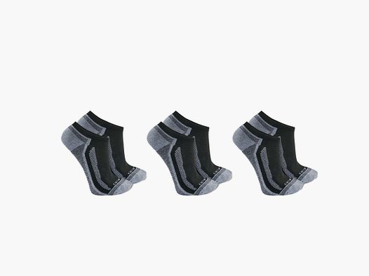 Carhartt Force Midweight Low Socks 3-Pack Men's Charcoal XL
