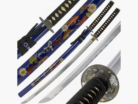 Katana Koi z mieczem samurajskim z saya