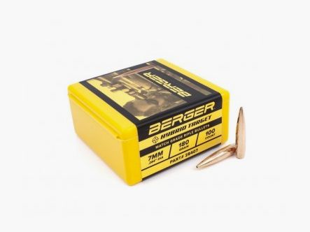 OGIVA BERGER 7MM(284″) 180GR. HYBRID TARGET