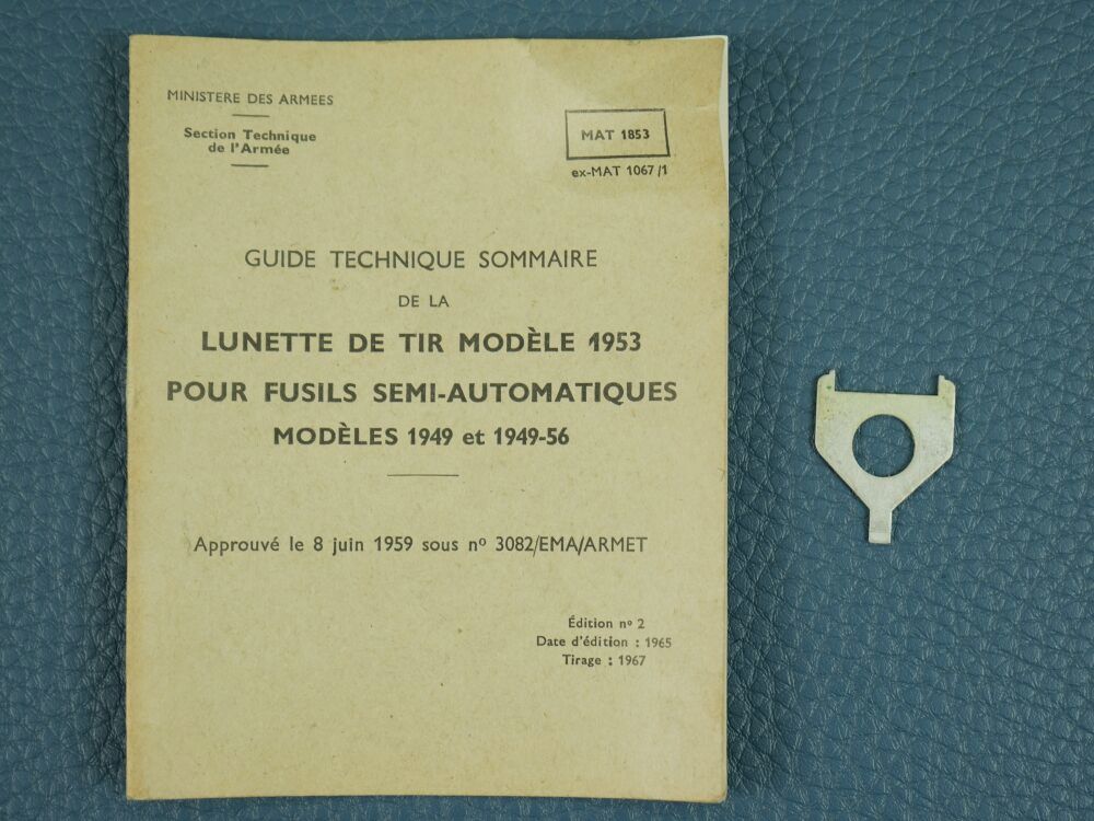 OPL APX L806 "Lunette de tir modèle 1953" dans un étui
