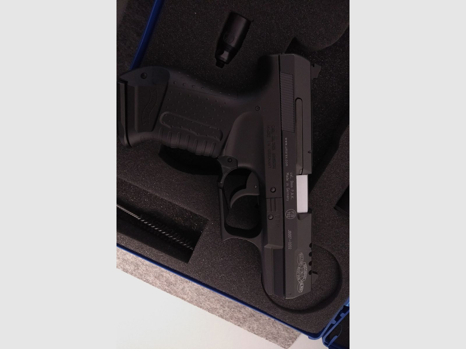 Walther 2006 P99 PAK Gas Signaal 007 Special Operations PTB 762 James Bond Beperkte Editie 0202/1000, afbeelding 3 van 13