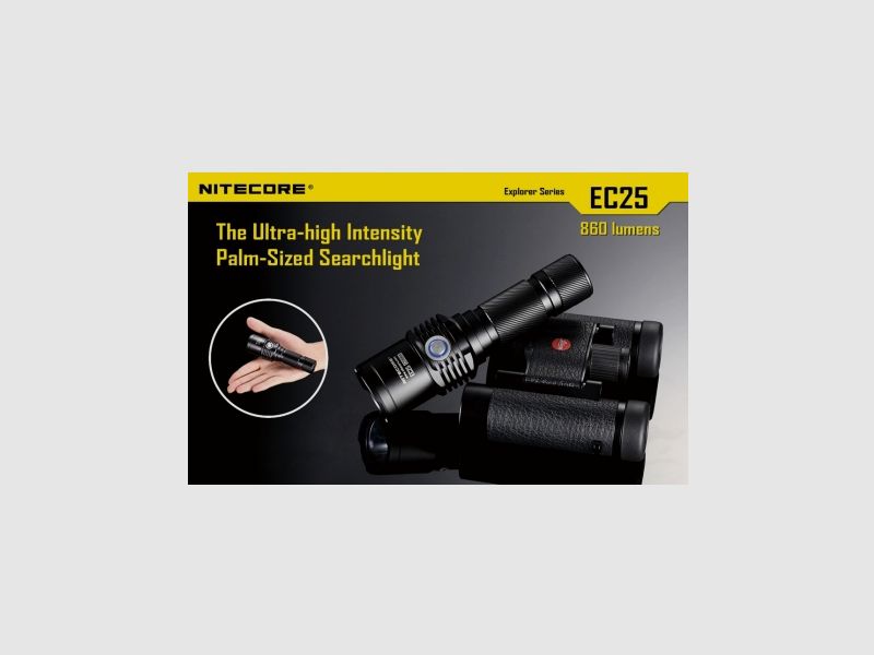 Linterna Nitecore EC25 Cobra Explorer 860 lúmenes, imagen 2 de 23