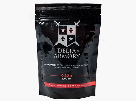 Airsoft BB´s 0.20g (1.000 Stück) diameter 5,95mm - Delta Armory