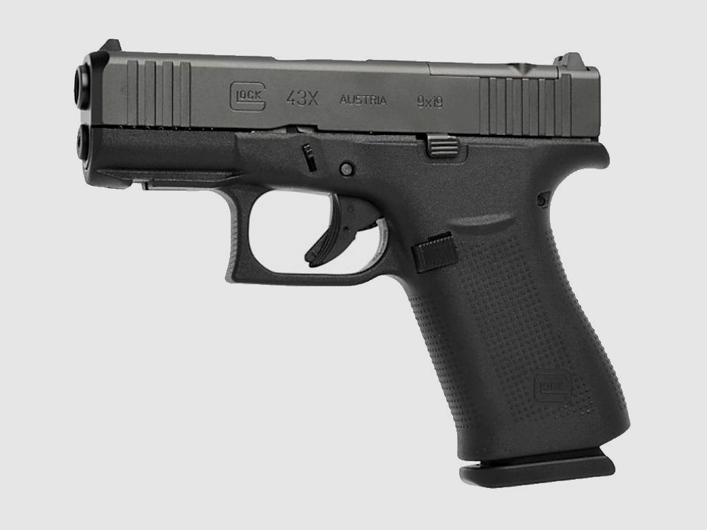 Glock 43X Black R/MOS/FS