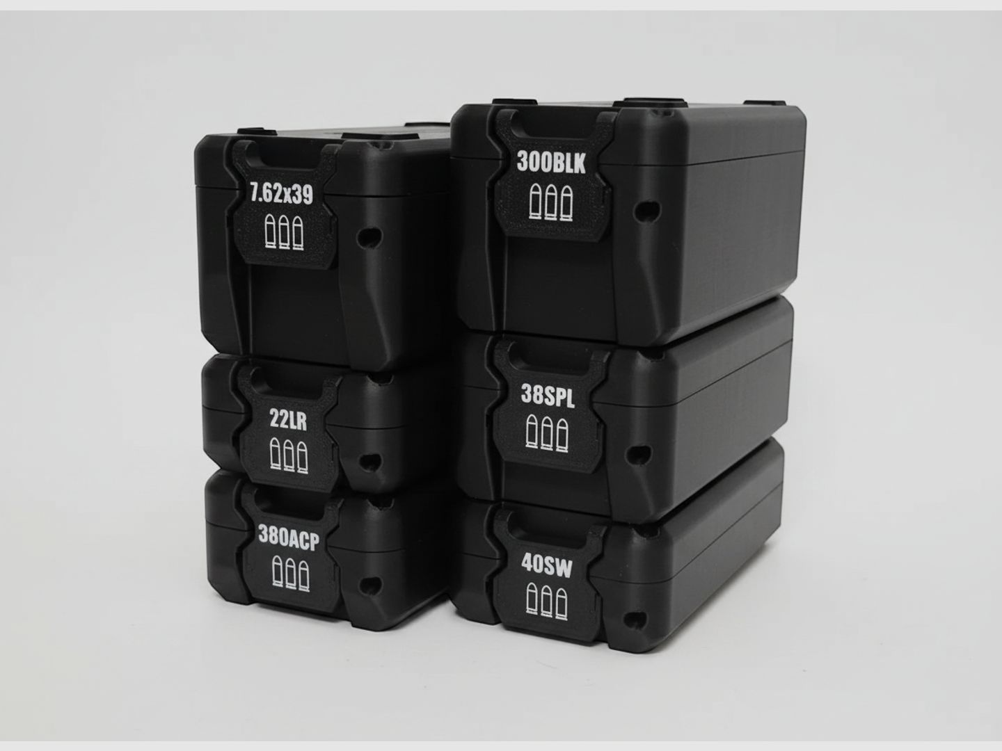 Filamelt Munitionsbox / 300 AAC Blackout / 'Klapp- / Rastdeckel' / Patronenbox, Ammo Box