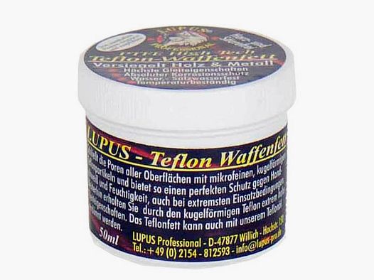 Lupus Waffenfett Teflon