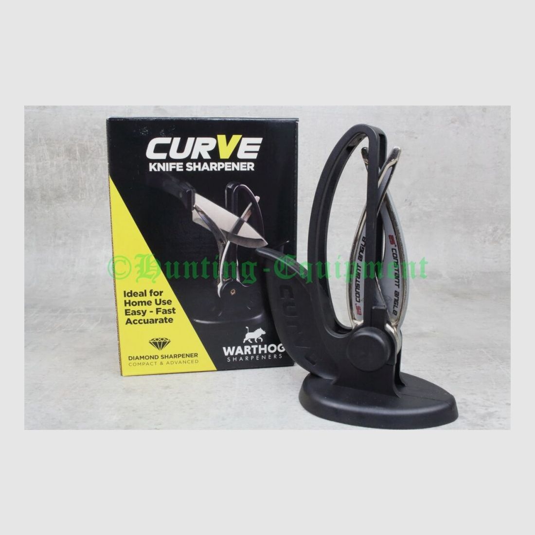 V-Sharp CURVE Aiguiseur de couteaux Noir