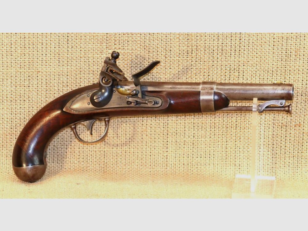 US - Johnson Steinschlosspistole Modell 1836 .54
