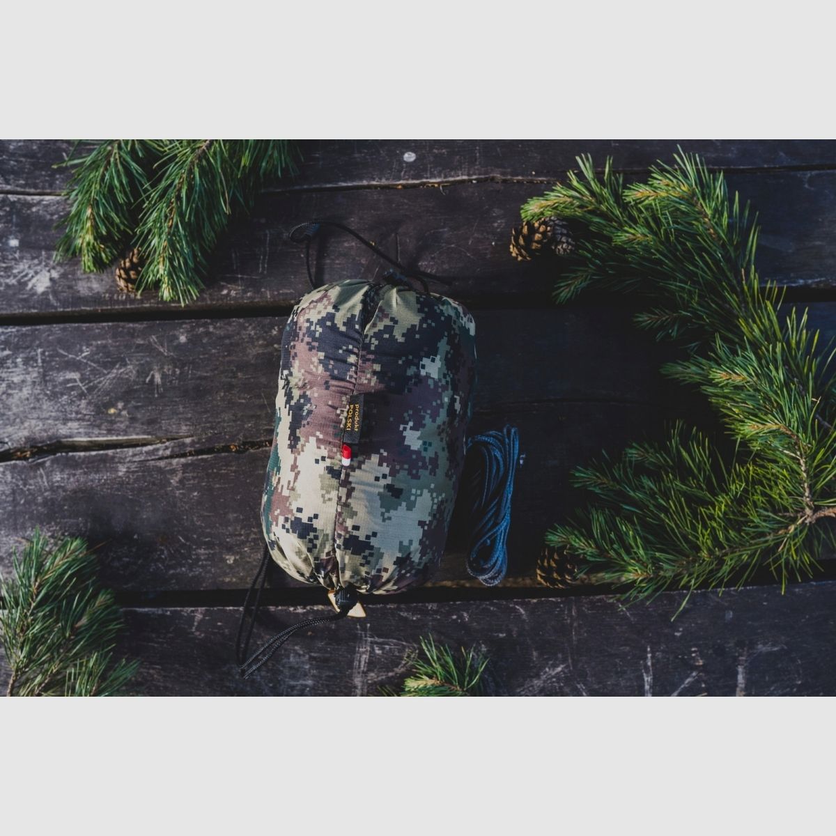 Hamak Lekki Ważka V2 Camo Maskujący z Moskitierą, zdjęcie 2 z 7