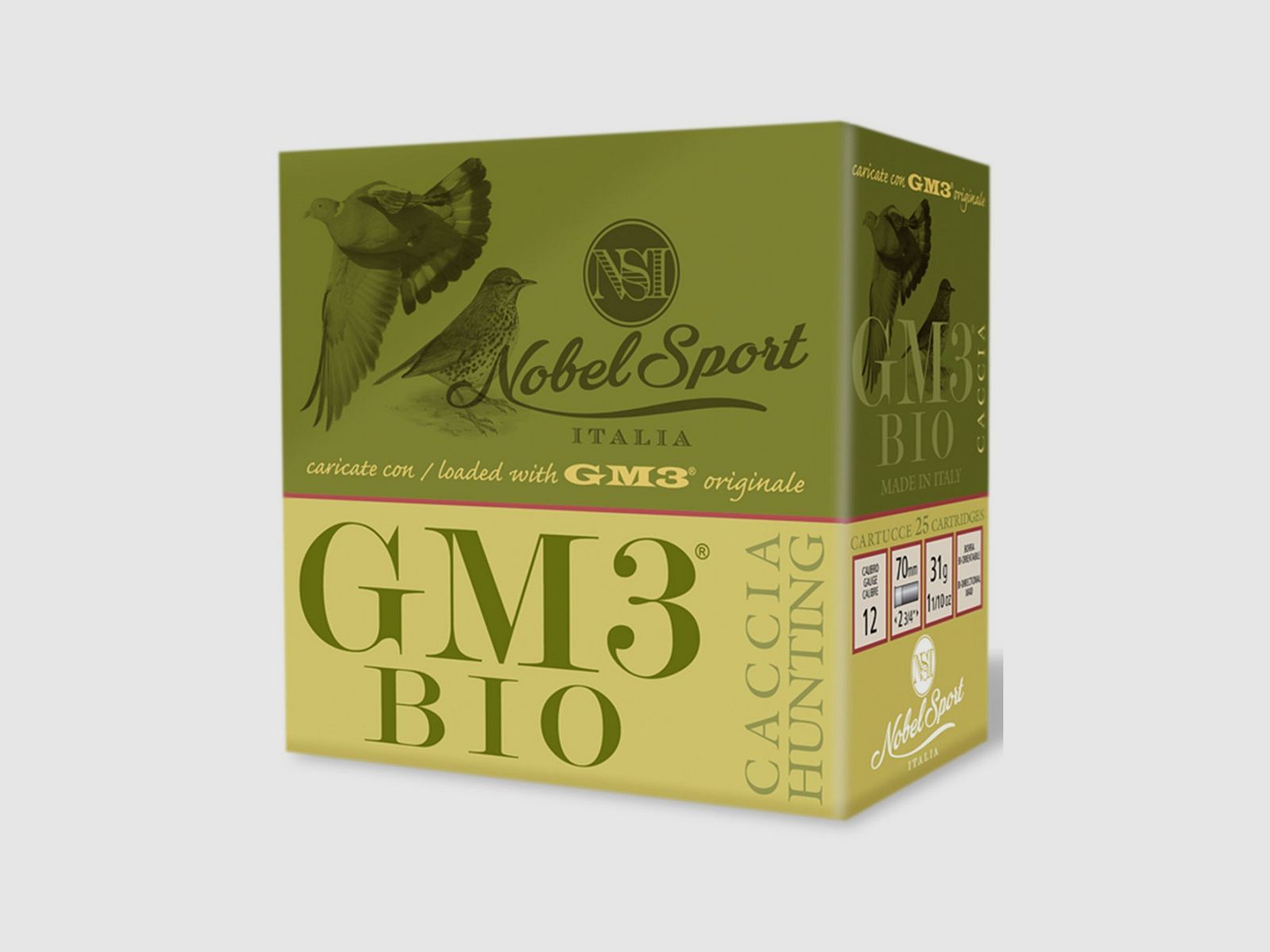 Patronen Nobel GM3 Bio Hp kal. 12/70 31 g lood 11