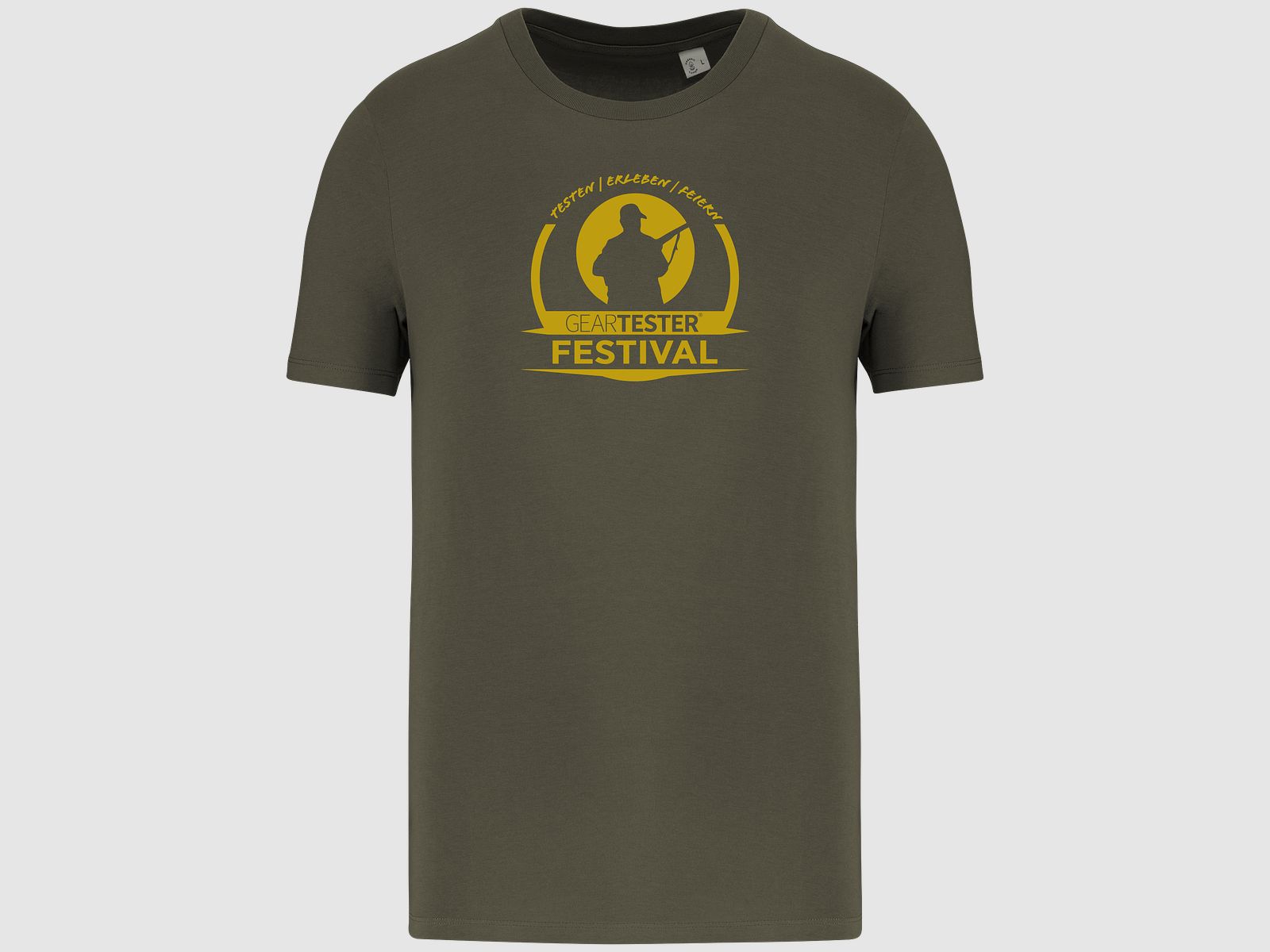 Geartester Festival Bio T-Shirt, großes Logo