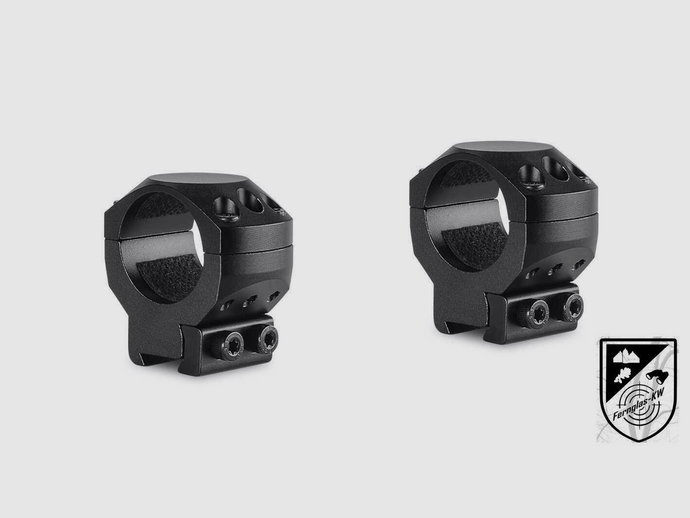 Hawke 24101 Taktische Ringmontagen 1" 2 Stück 9-11mm Mittel