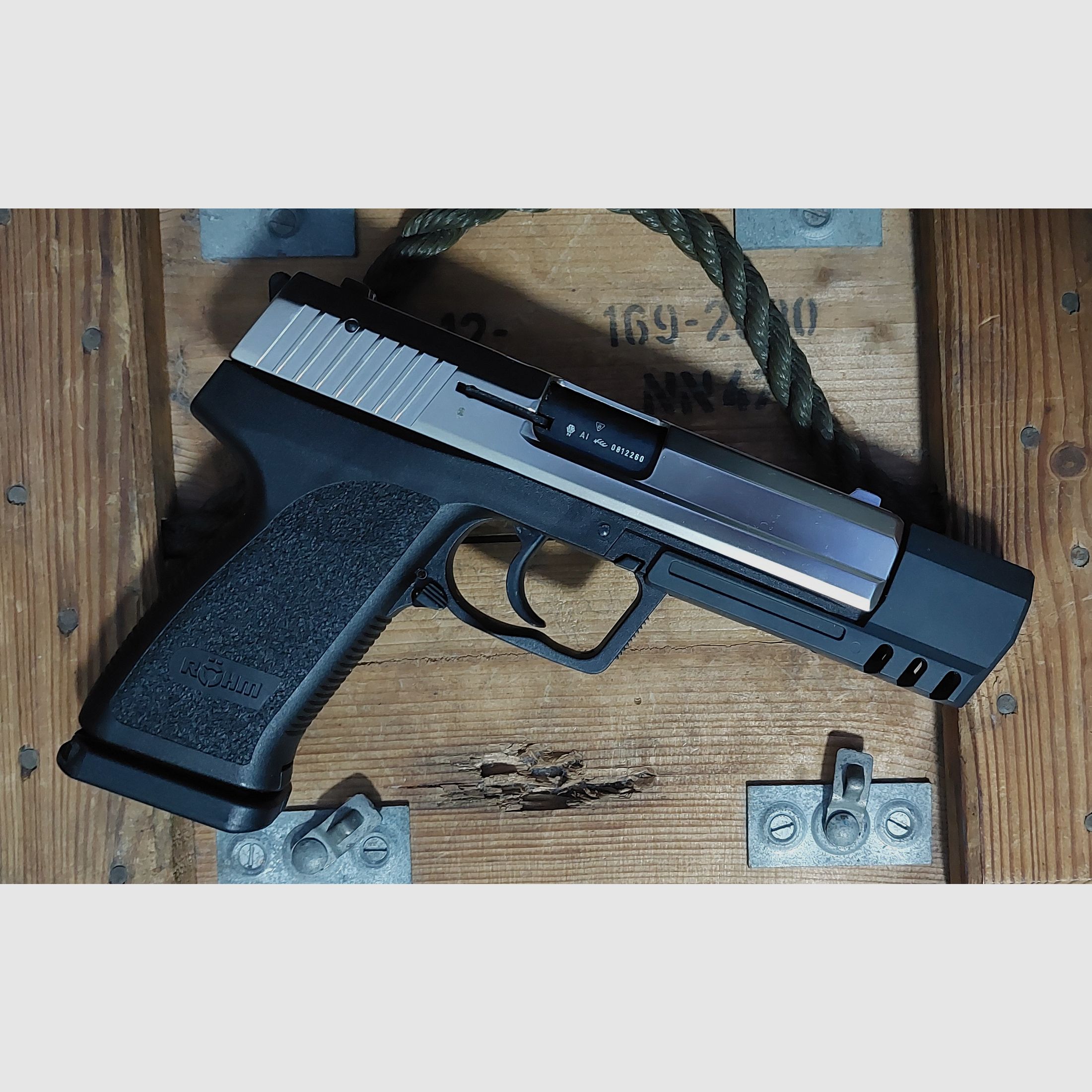 RÖHM - RG96 - Match - matt chrom (PTB 699) Glock RG 96 Walther