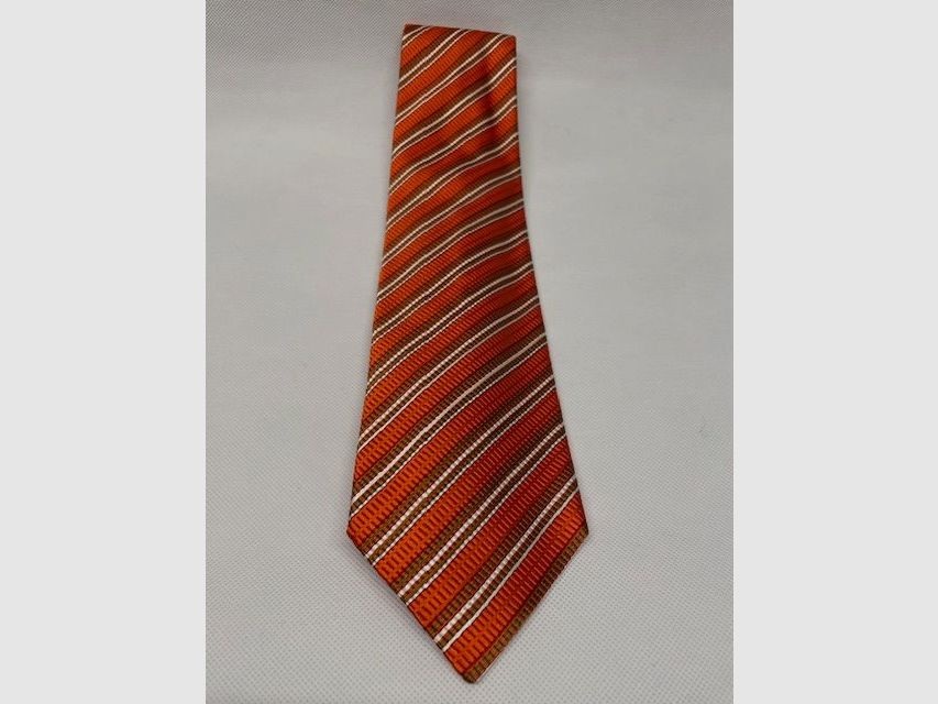 Habsburg Seidenkrawatte in Orange