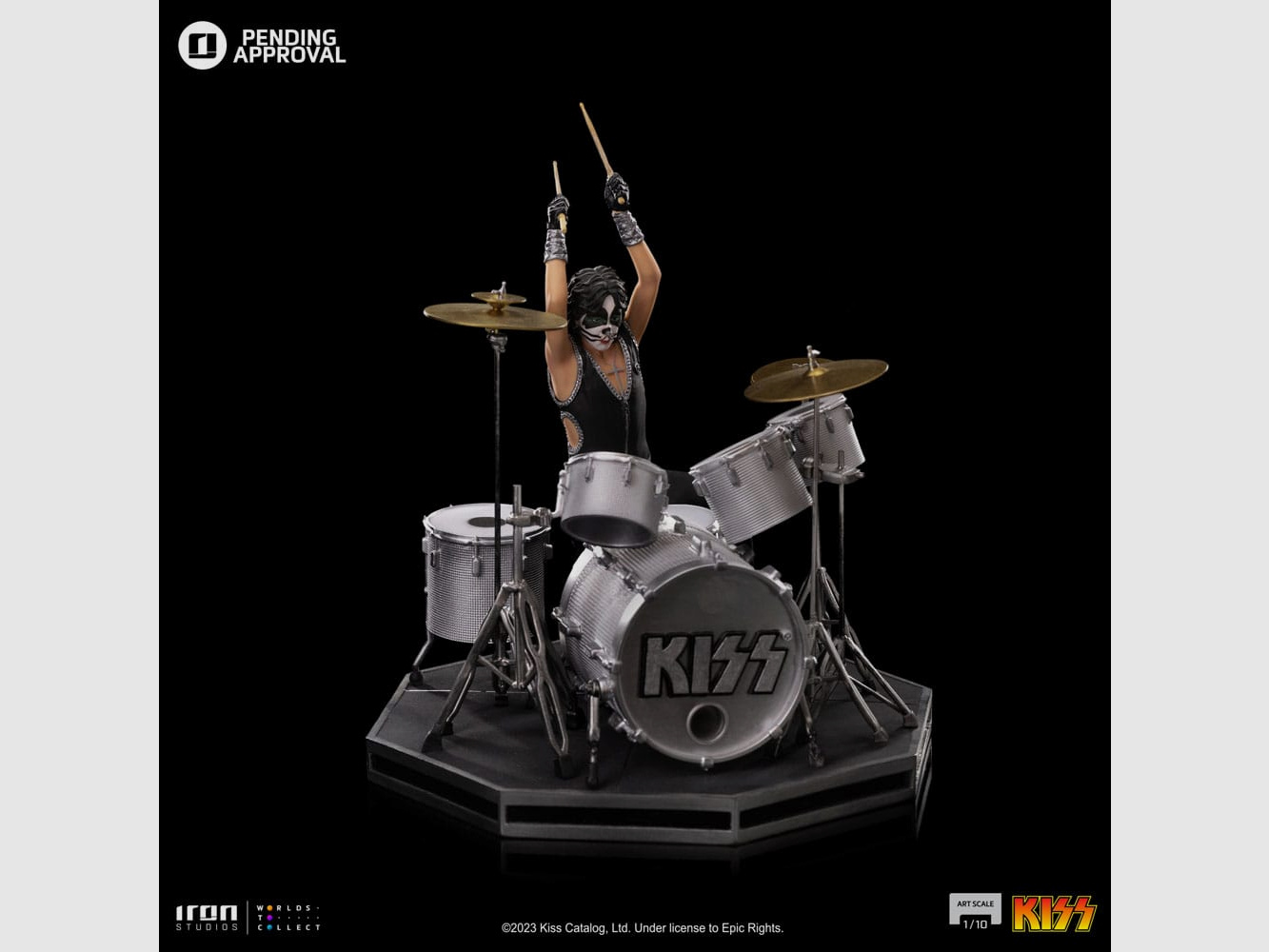 Kiss Art Scale 1/10 Peter Criss Limited Edtition 22 cm | 43435