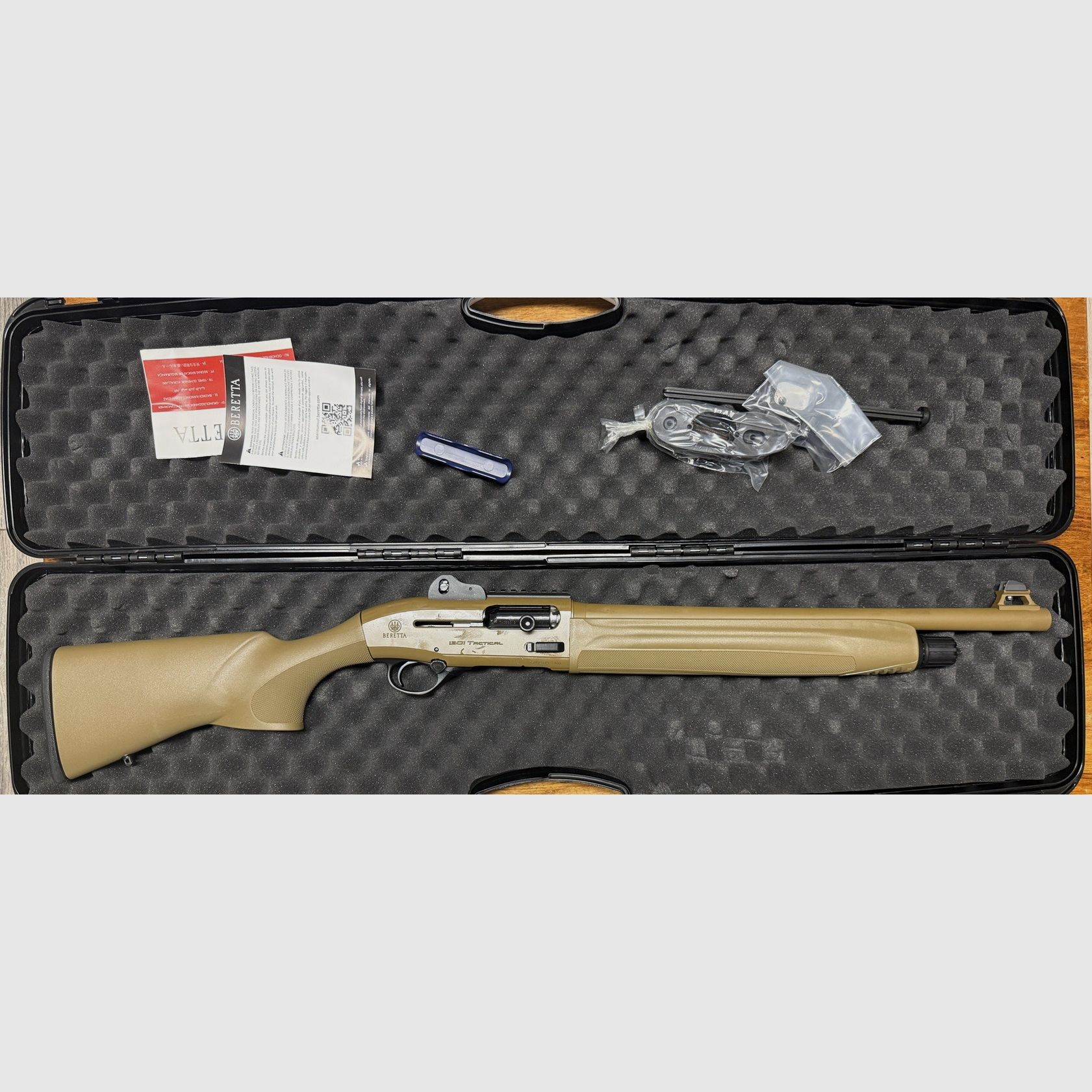 Beretta 1301 Tactical calibro 12/76 OCHP in coyote