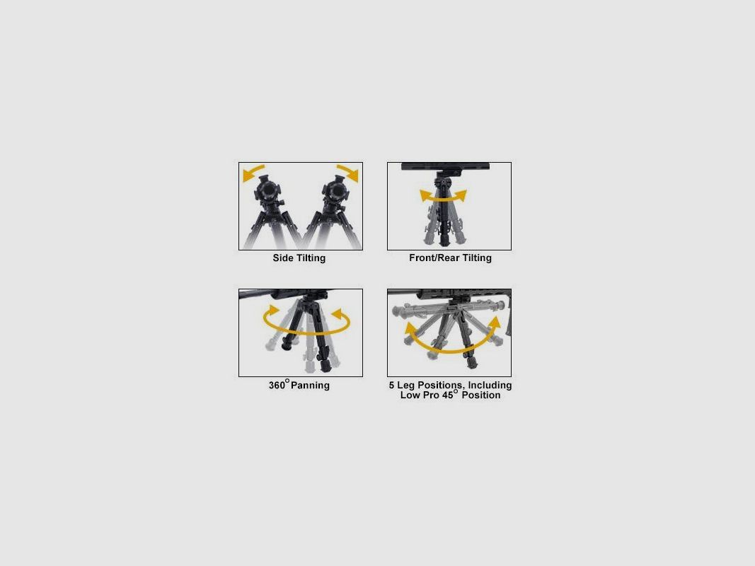 Bipod Leapers UTG TL-BP03, afbeelding 9 van 10