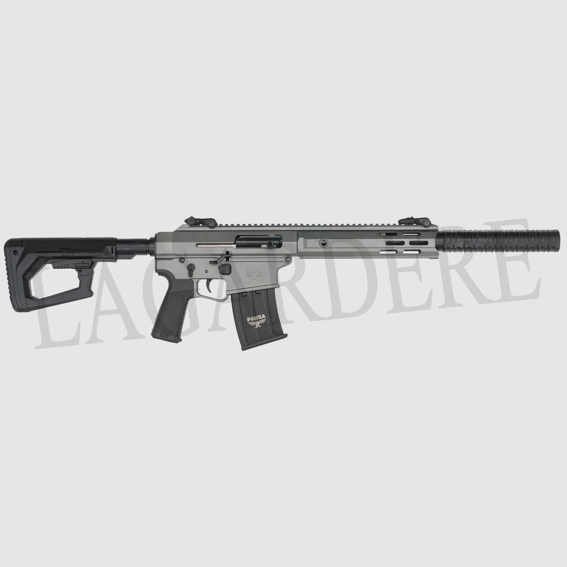 PANZER ARMS USA AR12 PRO GREY SHORT 18,5" (SEMI-AUTO MILITÄRFLINTE MIT GLATTEM LAUF)