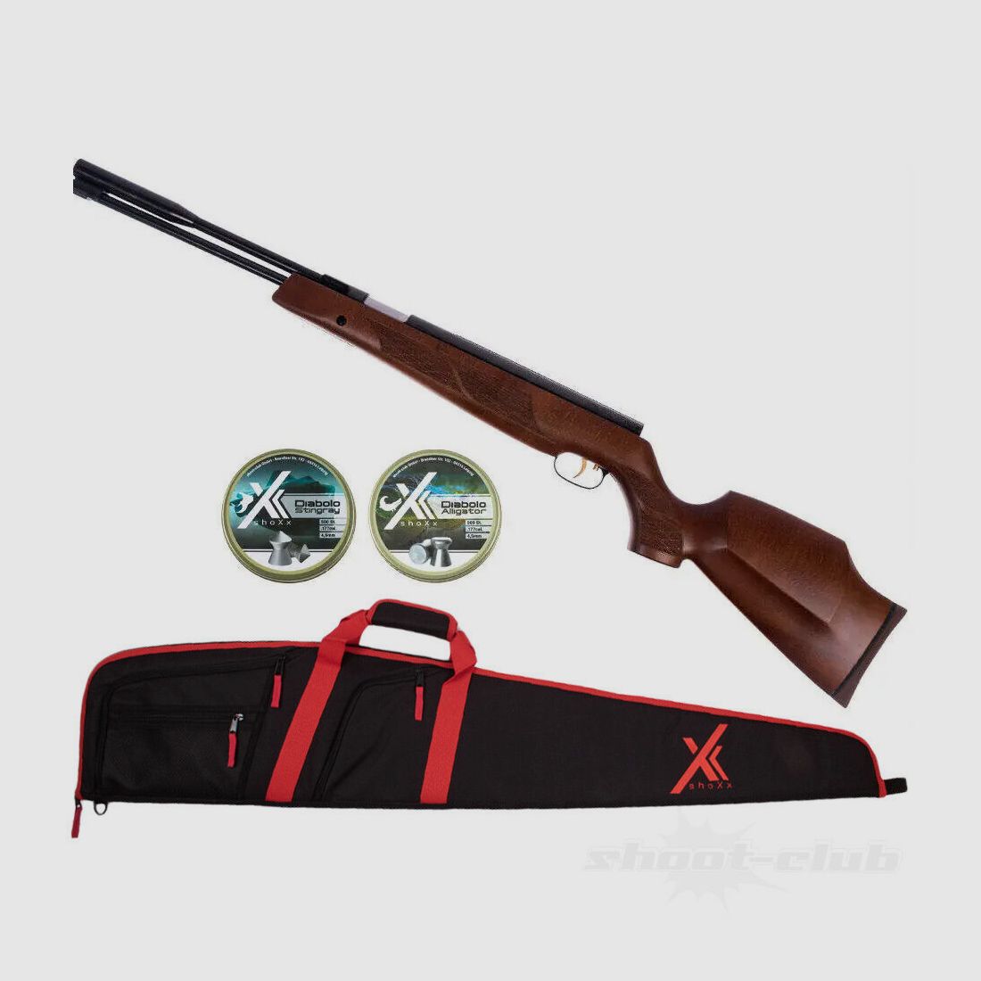 Weihrauch Weihrauch HW 97 K 4,5mm Diabolos Futteral-Set