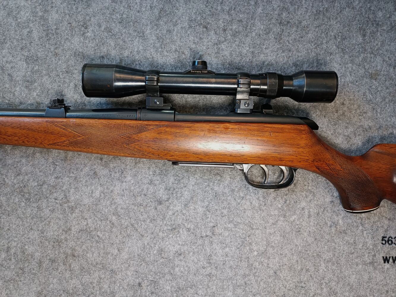 Krico Kriegeskorte Repetierstutzen mit ZF Hubertus 4fach Optik