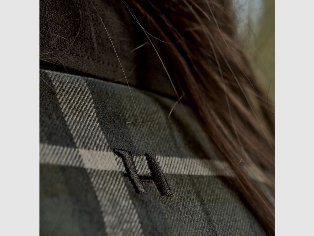 Härkila D-Flanellbluse Pajala Langarm | olive check, Bild 12 von 18