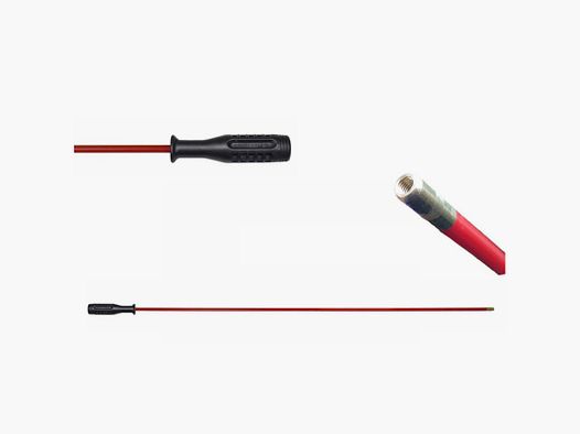 Baguette nettoyage acier gainé PVC pour fusil