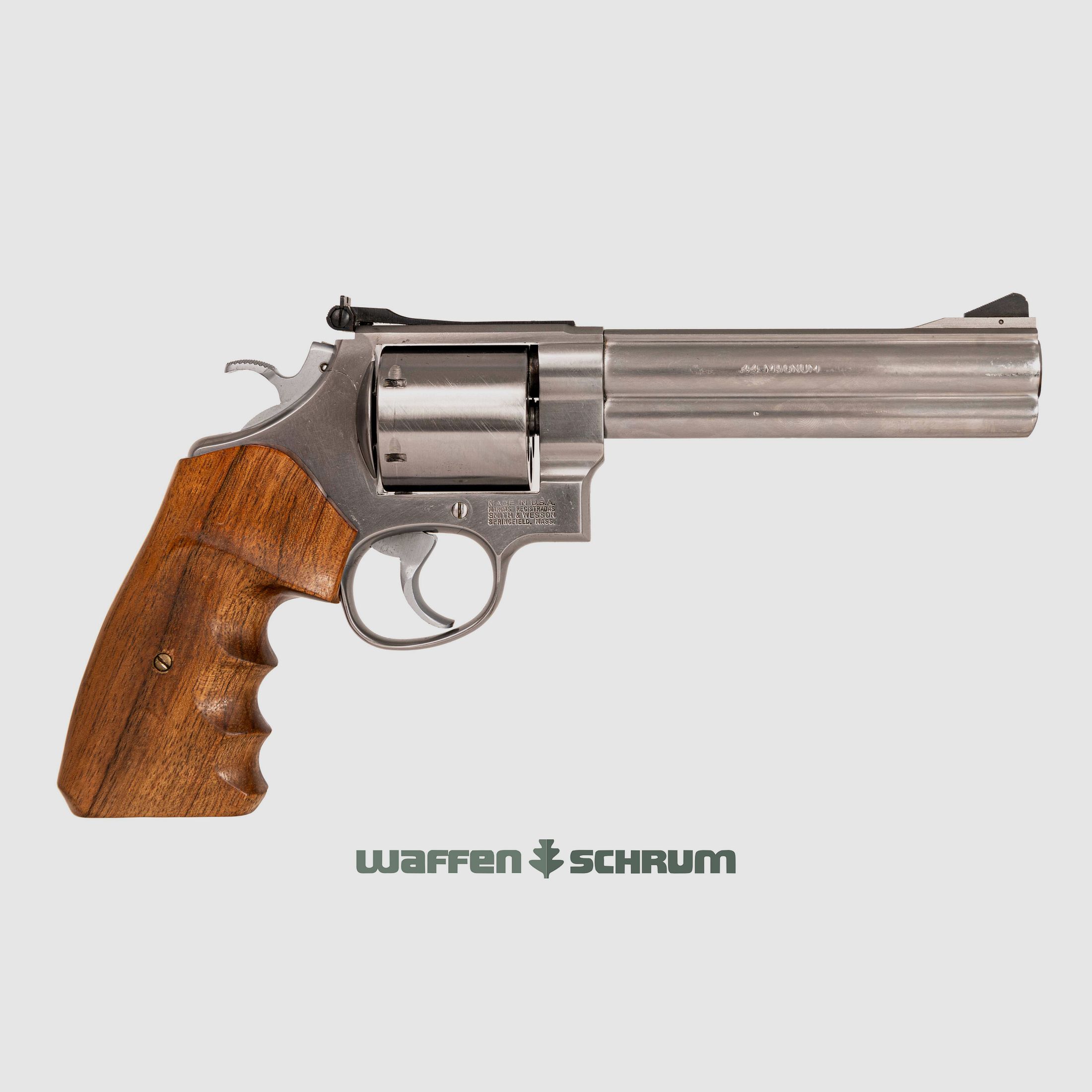 Smith & Wesson M629-2 , verstellbare Visierung, ungeflutete Trommel .44Mag