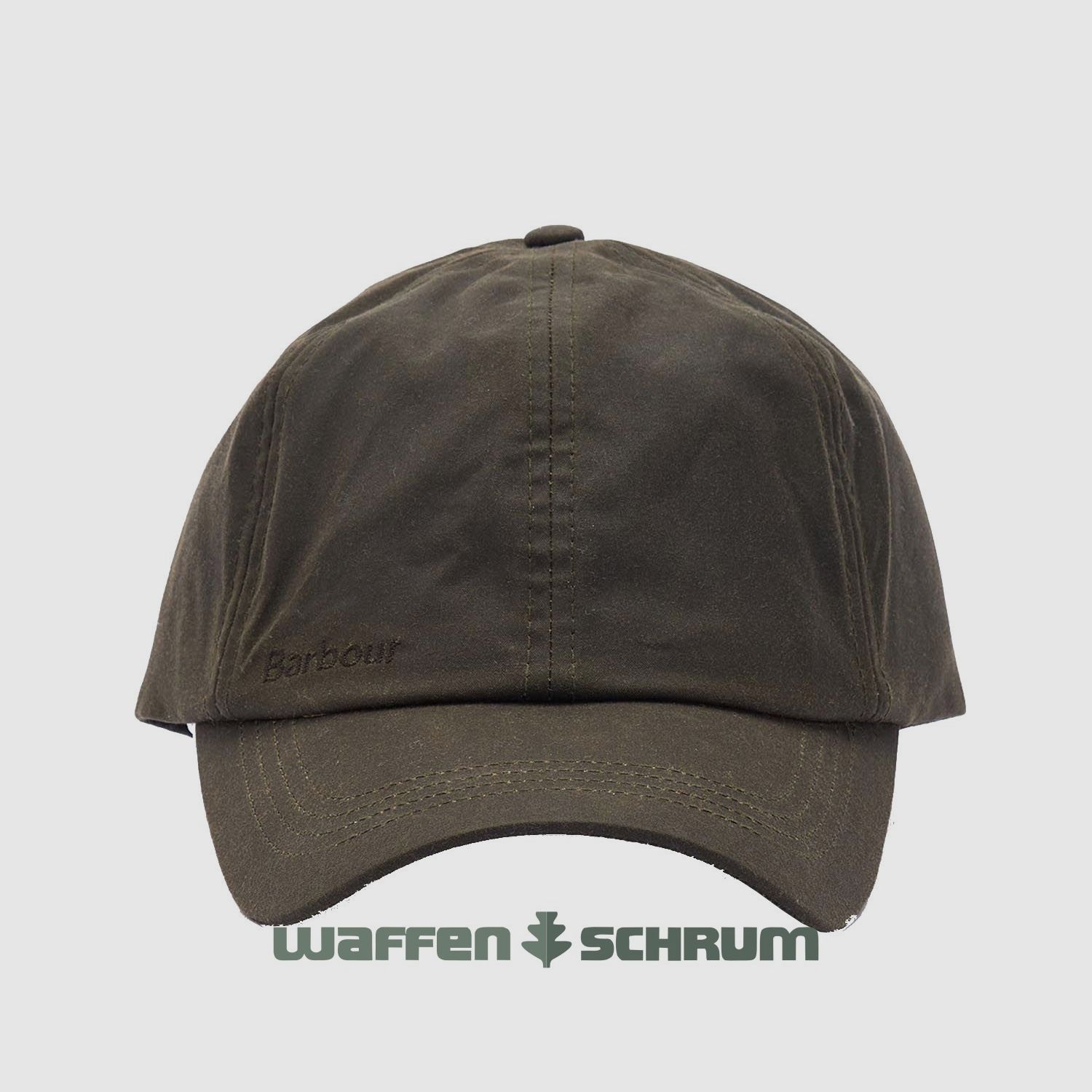 Barbour Wax Sports Cap  Olive