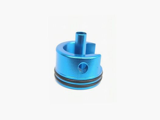Double Air-Sealed Aluminum CNC Cylinder Head V3, blau (SHS)