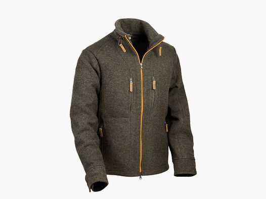 Lodenfleecejacke "Kragenhuber", Schiefer