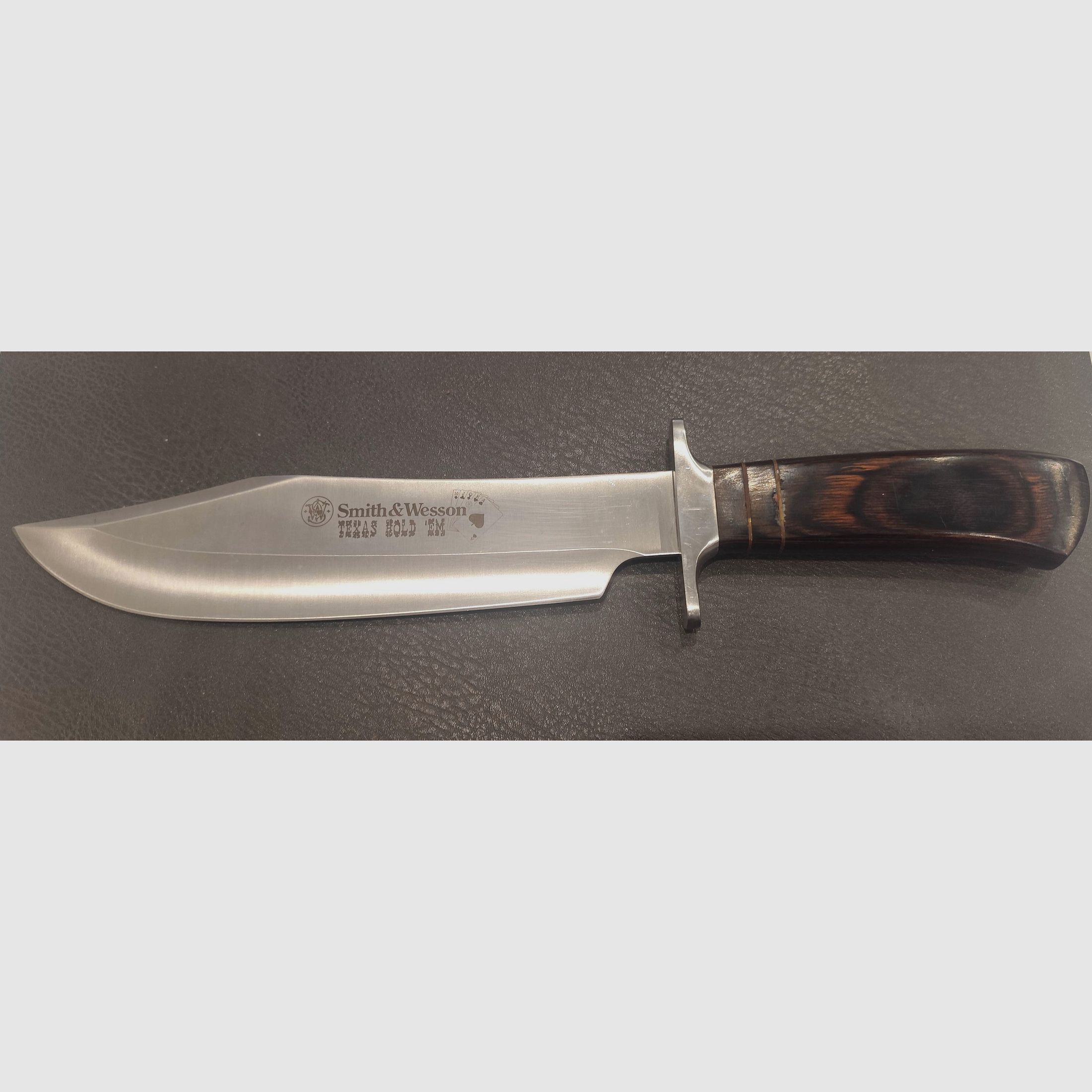 Smith and Wesson Texas Hold'em Bowiemesser 440c