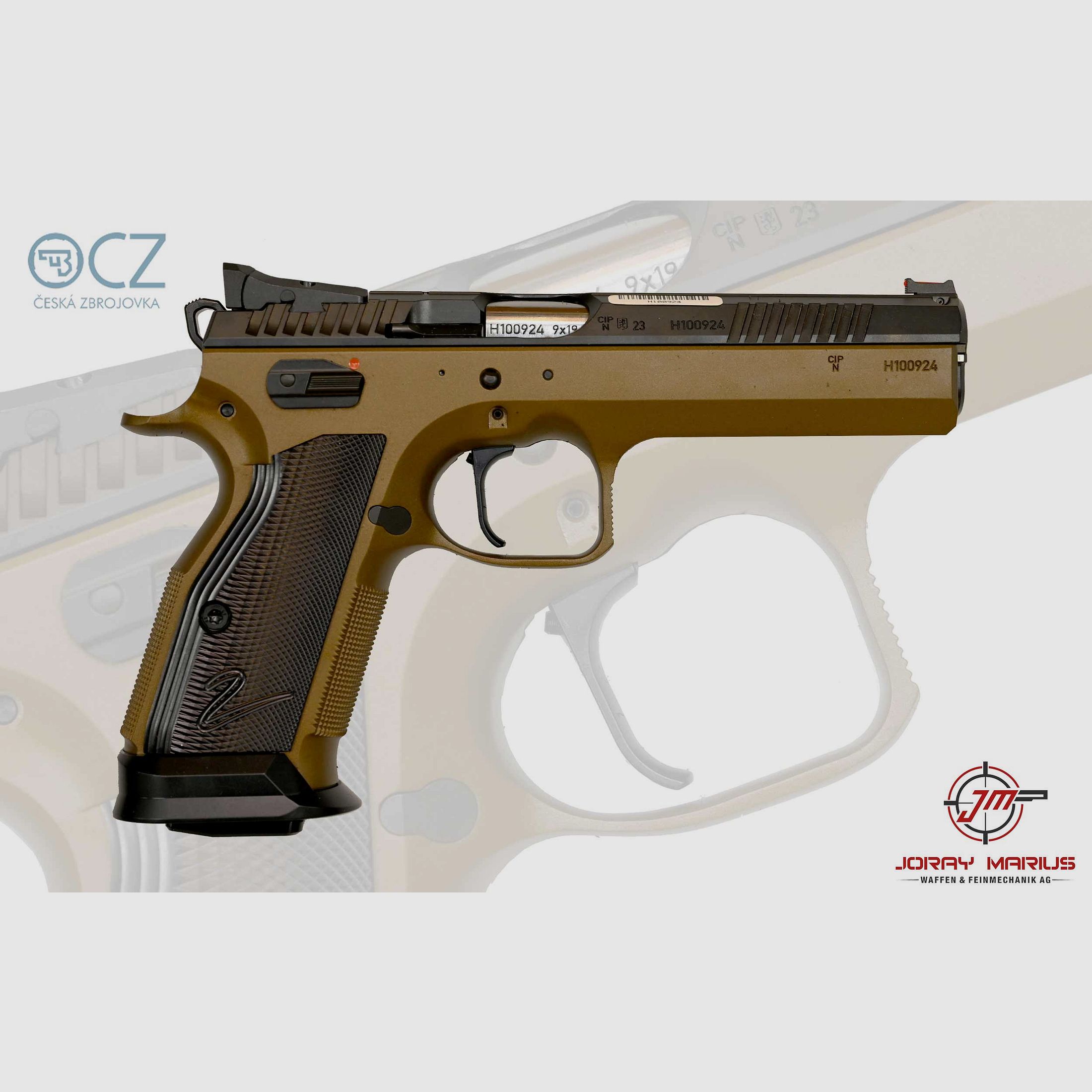 CZ TS 2 Deep Bronze 9mm Para, zdjęcie 1 z 2