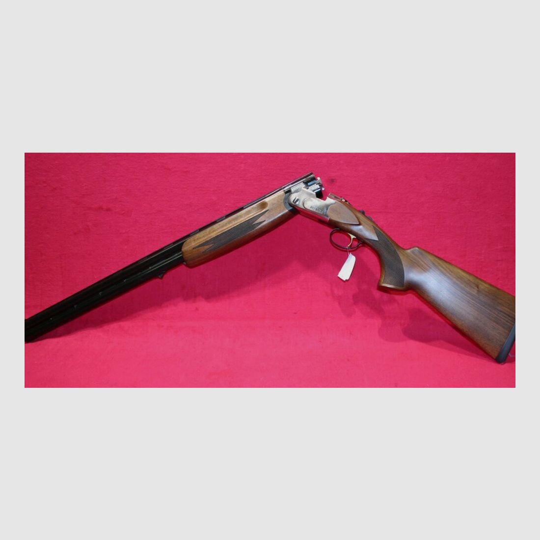 Brenner double-barrel shotgun silver