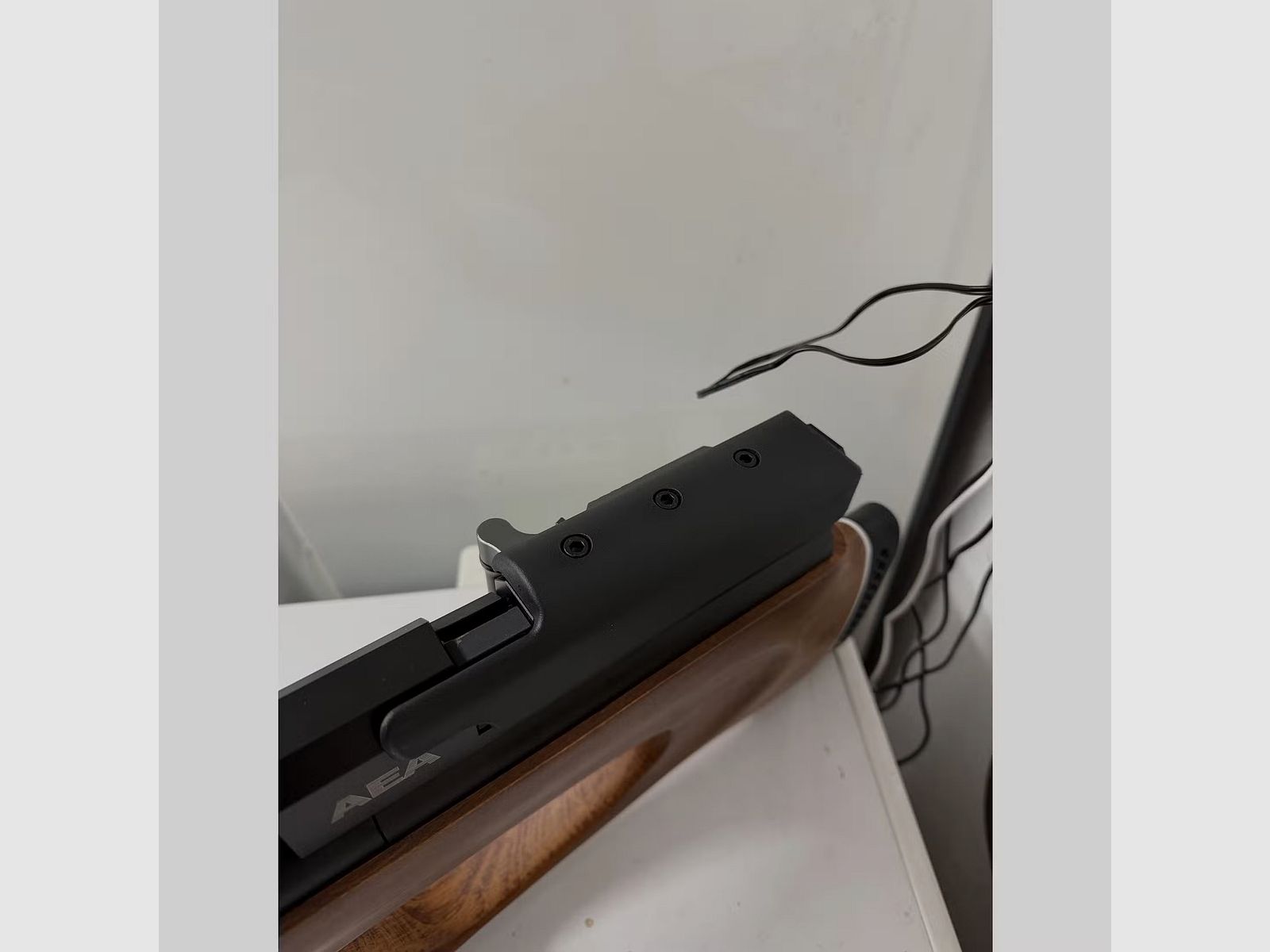 AEA Airgun Challenger Bullpup Cal. 5.0. 12.7mm at set price! The weapon is as good as new