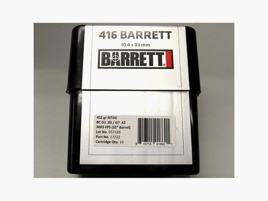 BARRETT PATRONEN Kal. 416 BARRETT