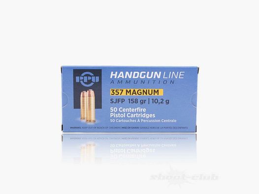 PPU - Prvi Partizan SJFP 158grs 50St .357Mag