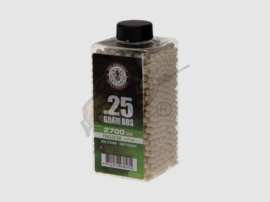 G&G Tracer Airsoft BB 2700rds 0,25g (2.700 Stück) - Leuchtspur Grün