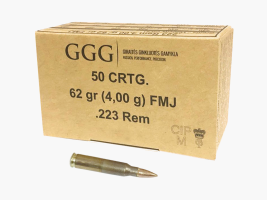 GGG 223 REM 62 GRS FMJ GPR12 50 STK
