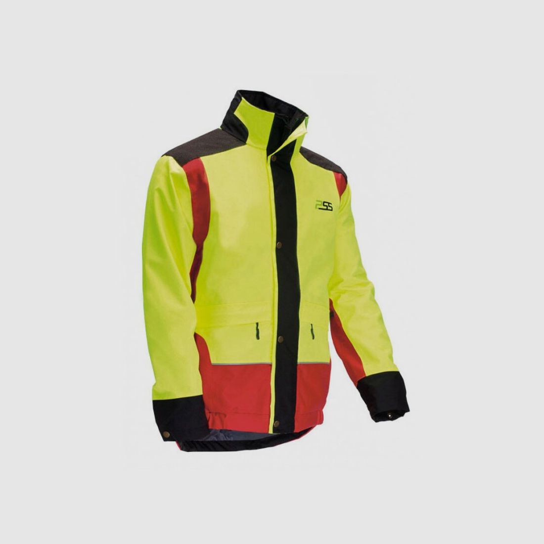 PSS X-Treme Rain Durchgehjacke gelb/rot XXL