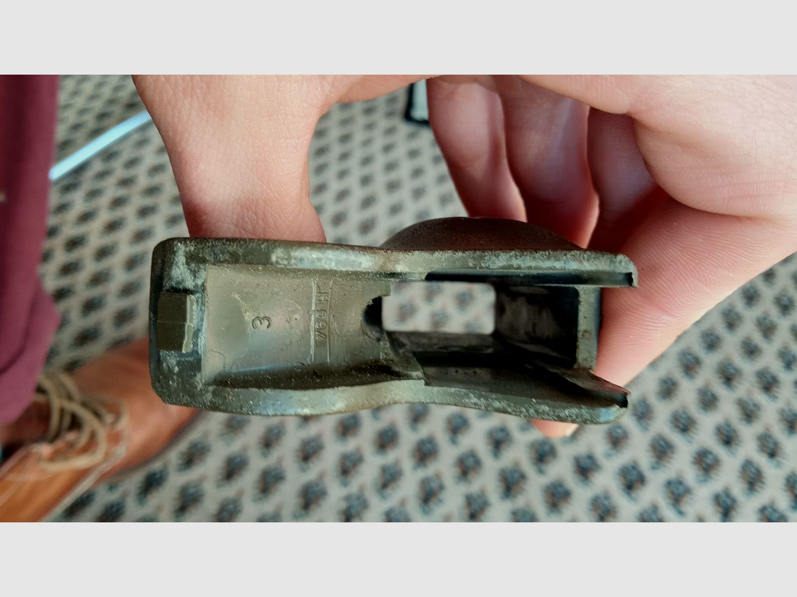 G3 Pistolengriff tiefes speckiges Oliv-Grün / stilistisch perfekt für Holz Handschutz // Polymer Griff